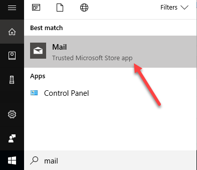 Windows 10 mail not synced yet working